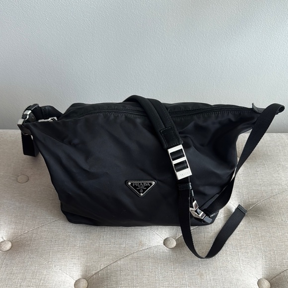 Prada Black Messenger Bag - Picture 1 of 8